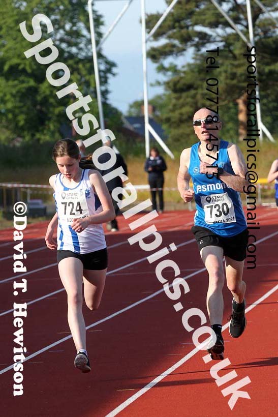 800 metres, 2021 North East Grand Prix No.4, Monkton, Wednesday, June 30th. Photo: David T. Hewitson/Sports for All Pics